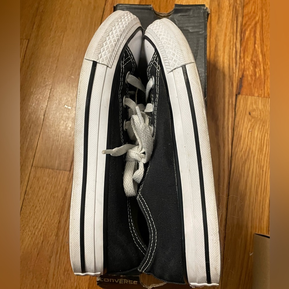 Converse All Star OX Black Sneaker - Picture 2 of 7